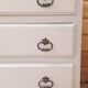 Commode vintage relookée gris