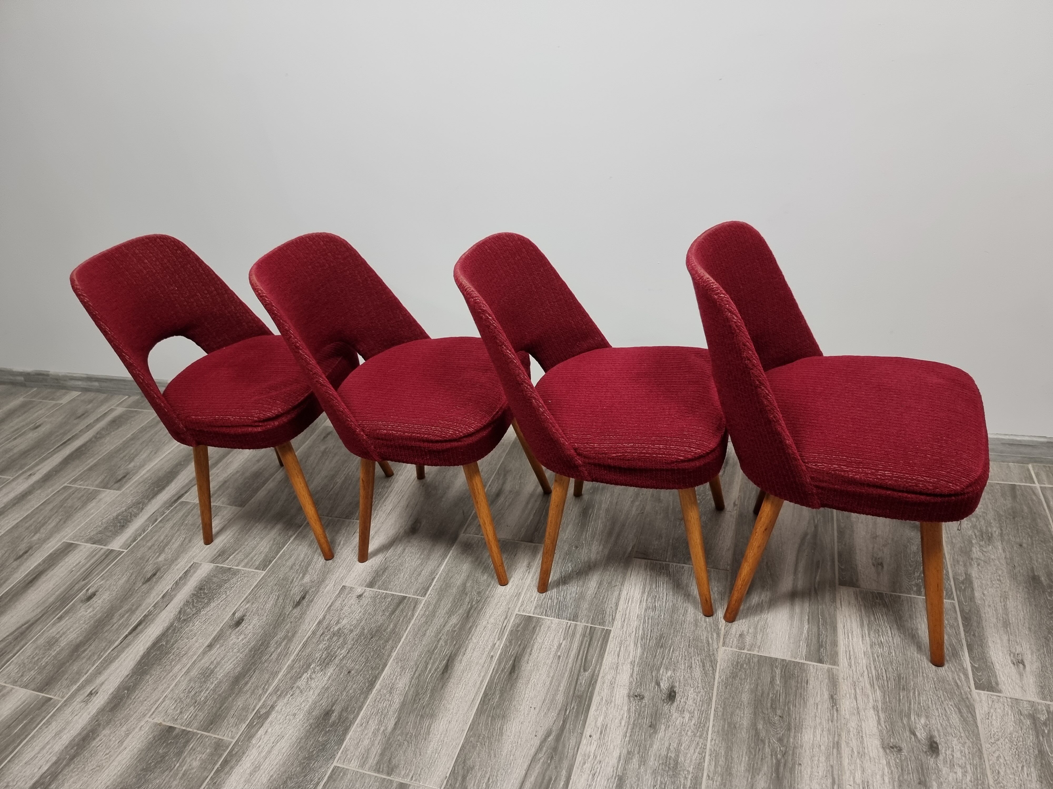 4 dining chairs by Oswald Haerdtl