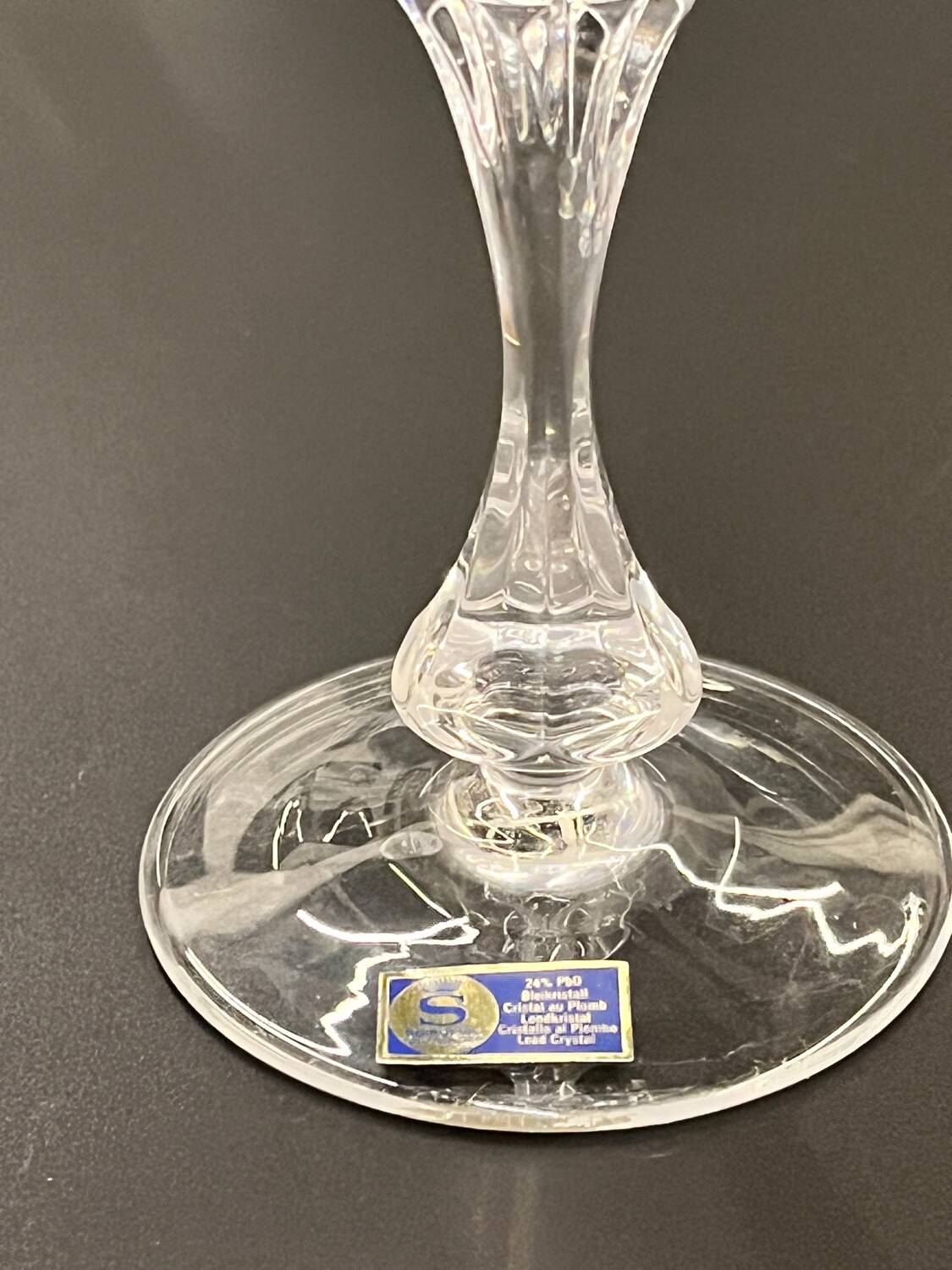 Set of 6 Speigelau crystal glasses