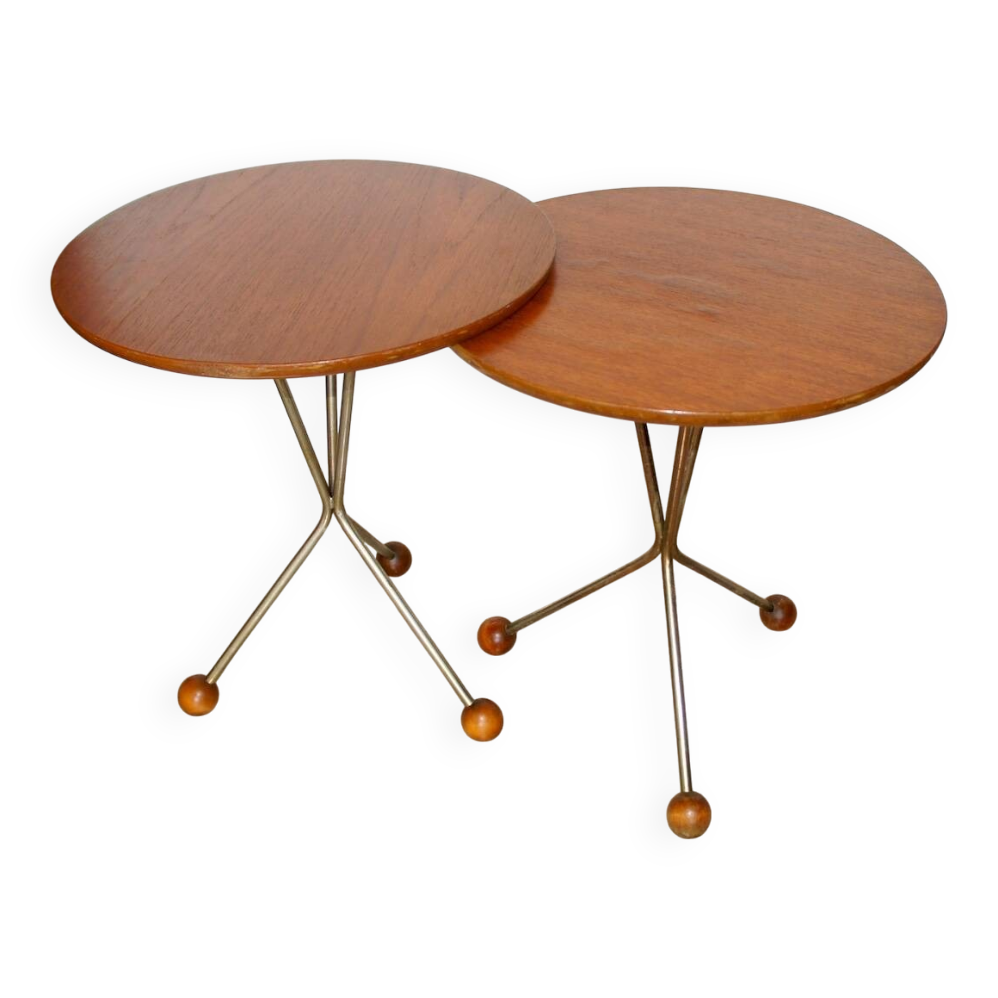 Guéridons Scandinave Vintage Albert Larsson Édition Alberts Tibro 1950 1960