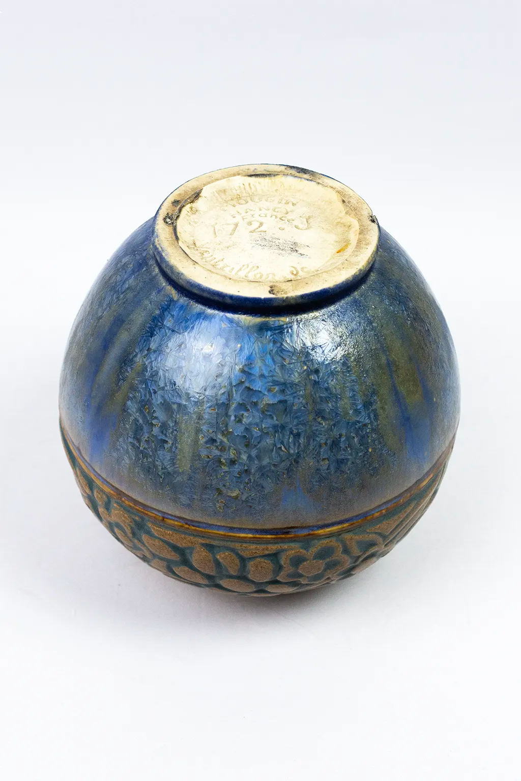 Vase boule art déco — Mougin & Gaston Ventrillon (Nancy)
