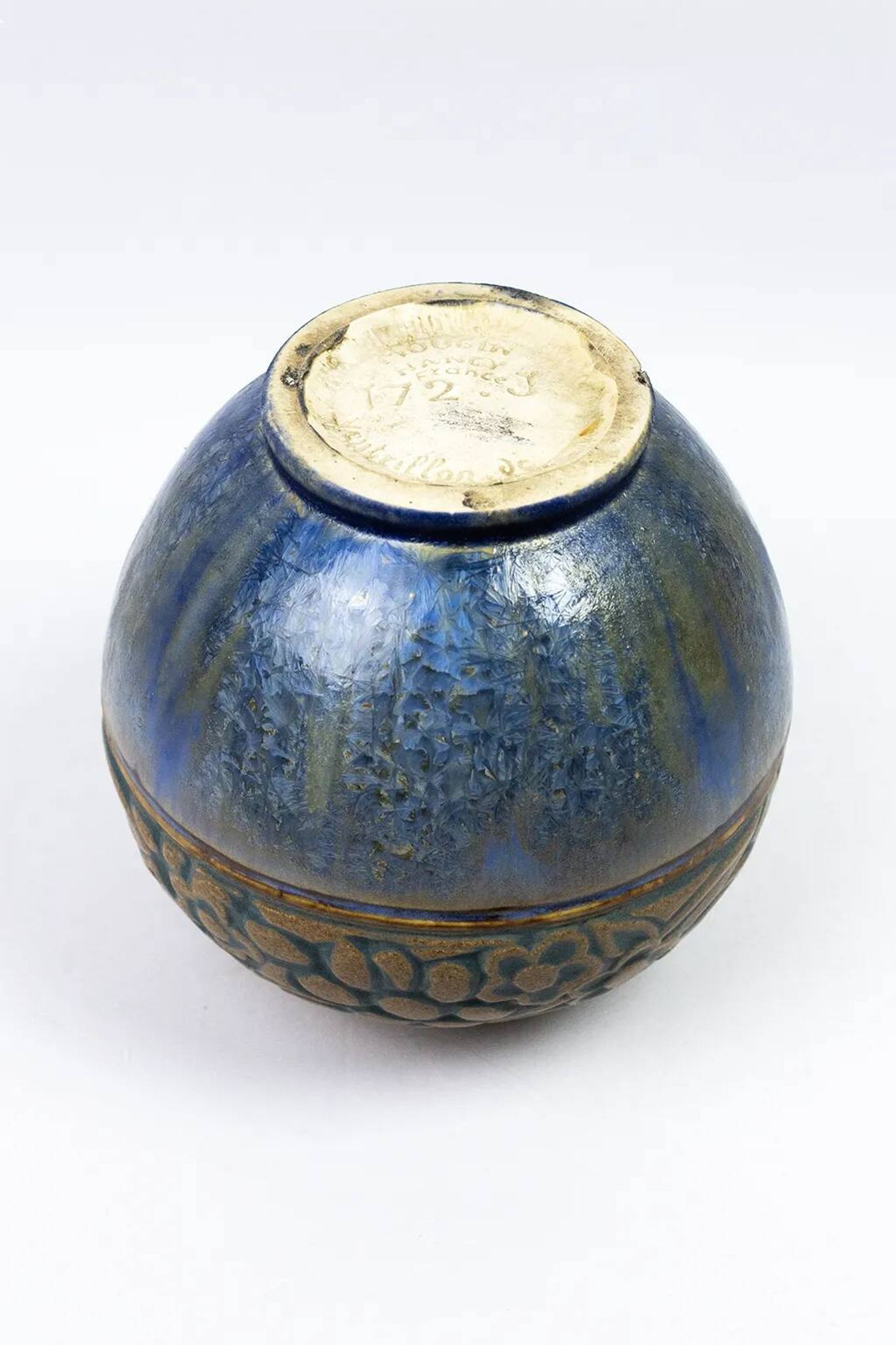 Vase boule art déco — Mougin & Gaston Ventrillon (Nancy)