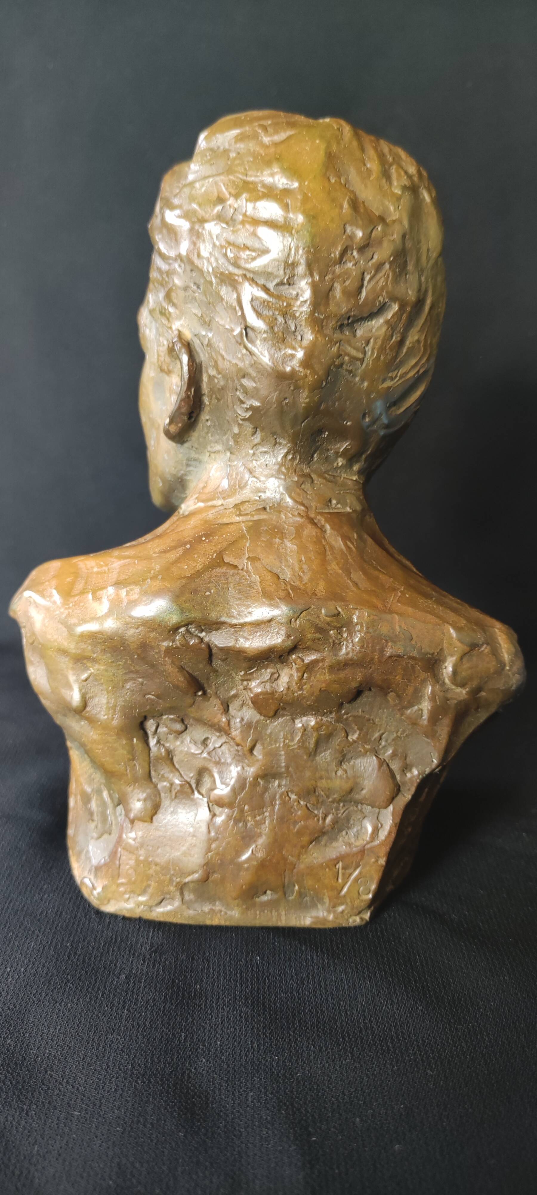 Bronze jean marais signed langloys limited edition 1/8