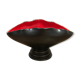Red and black trinket bowl of the 50s