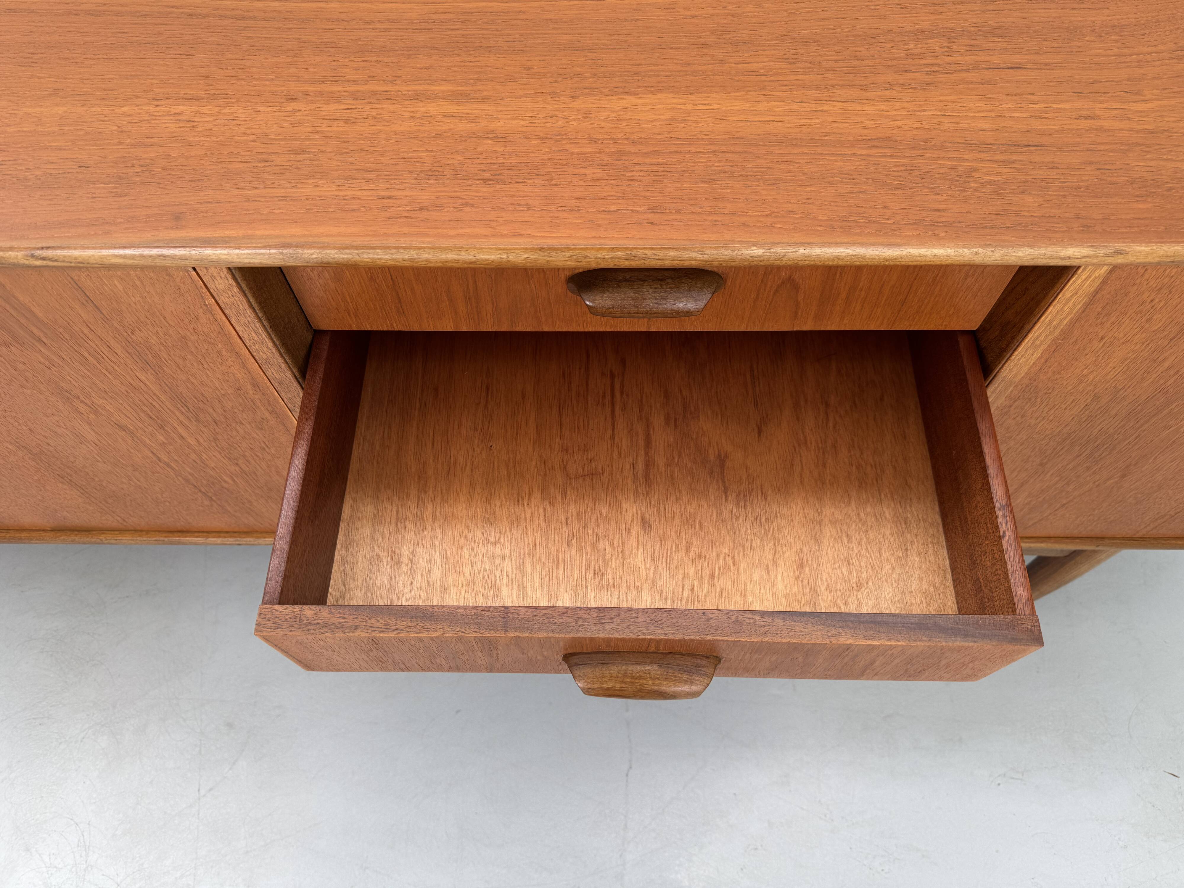 Vintage sideboard by G-Plan, designed by Victor Wilkins, from the "Brasilia