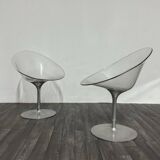 Space Age Eros Armchairs by Philippe Starck for Kartell, 1970s, Set of 2