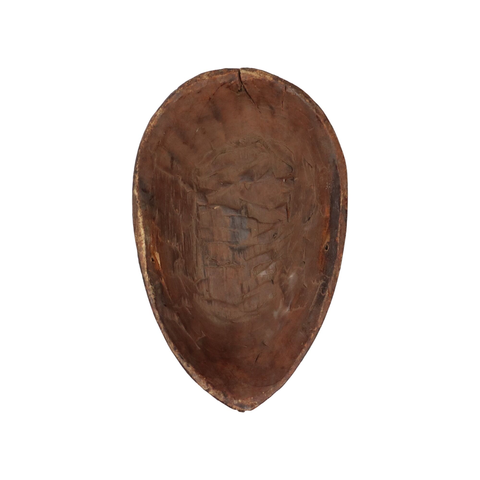 Vintage Wooden Mask Africa Ceremonial Tribal Art Congo 38cm