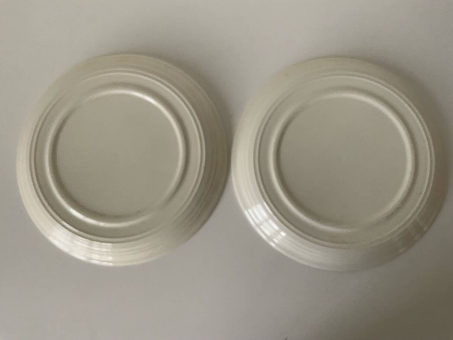 Duo of thistle plates