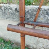 Porte manteau en bambou ancien vintage