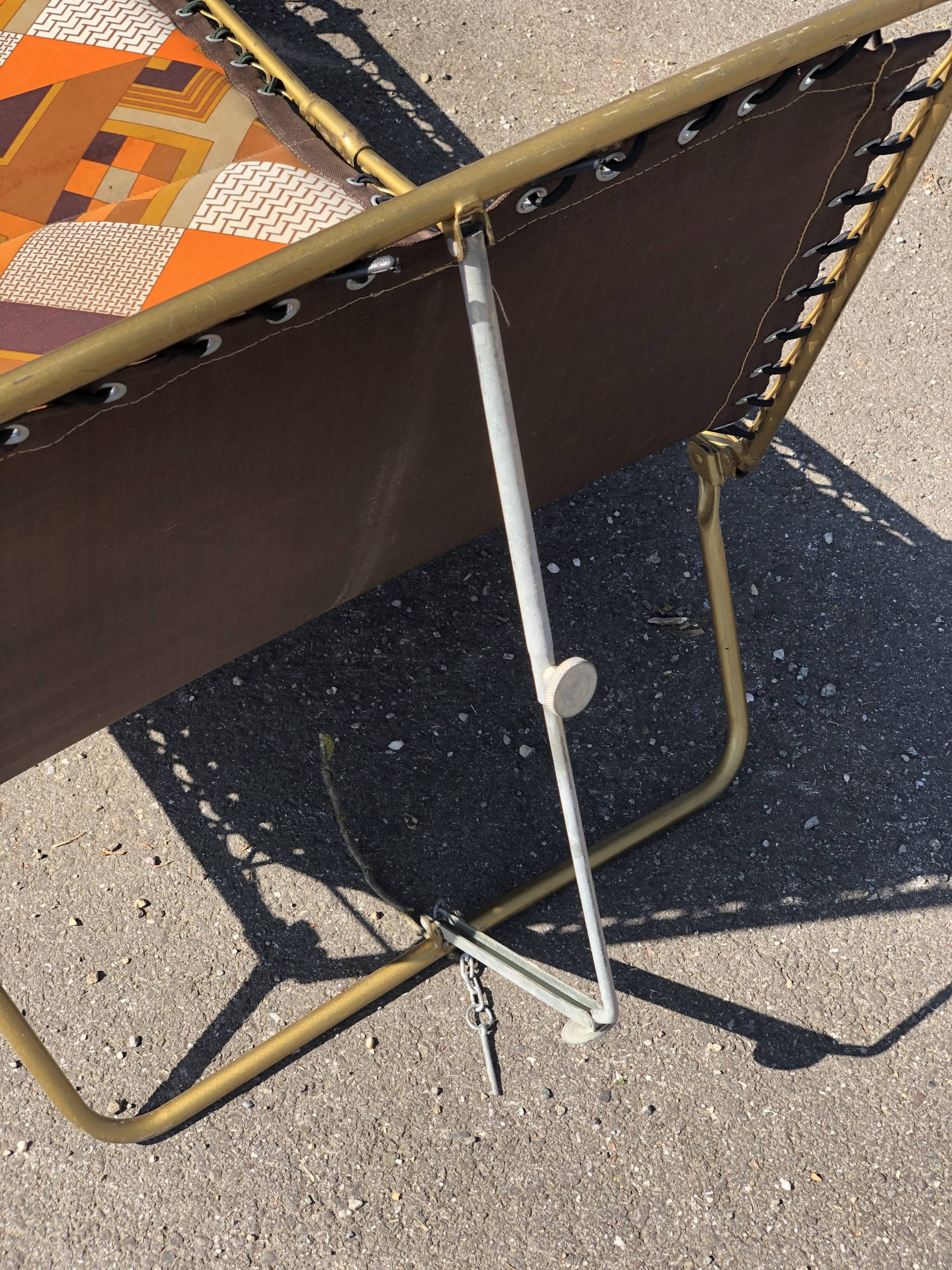 Sunbed la lafuma vintage 1970