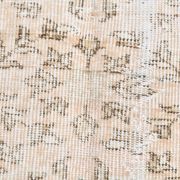 5x12 Pastel Beige Pink Turkish Vintage Area Rug, 160x375Cm
