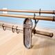 Art Deco brass wall coat rack, 1920s-30s