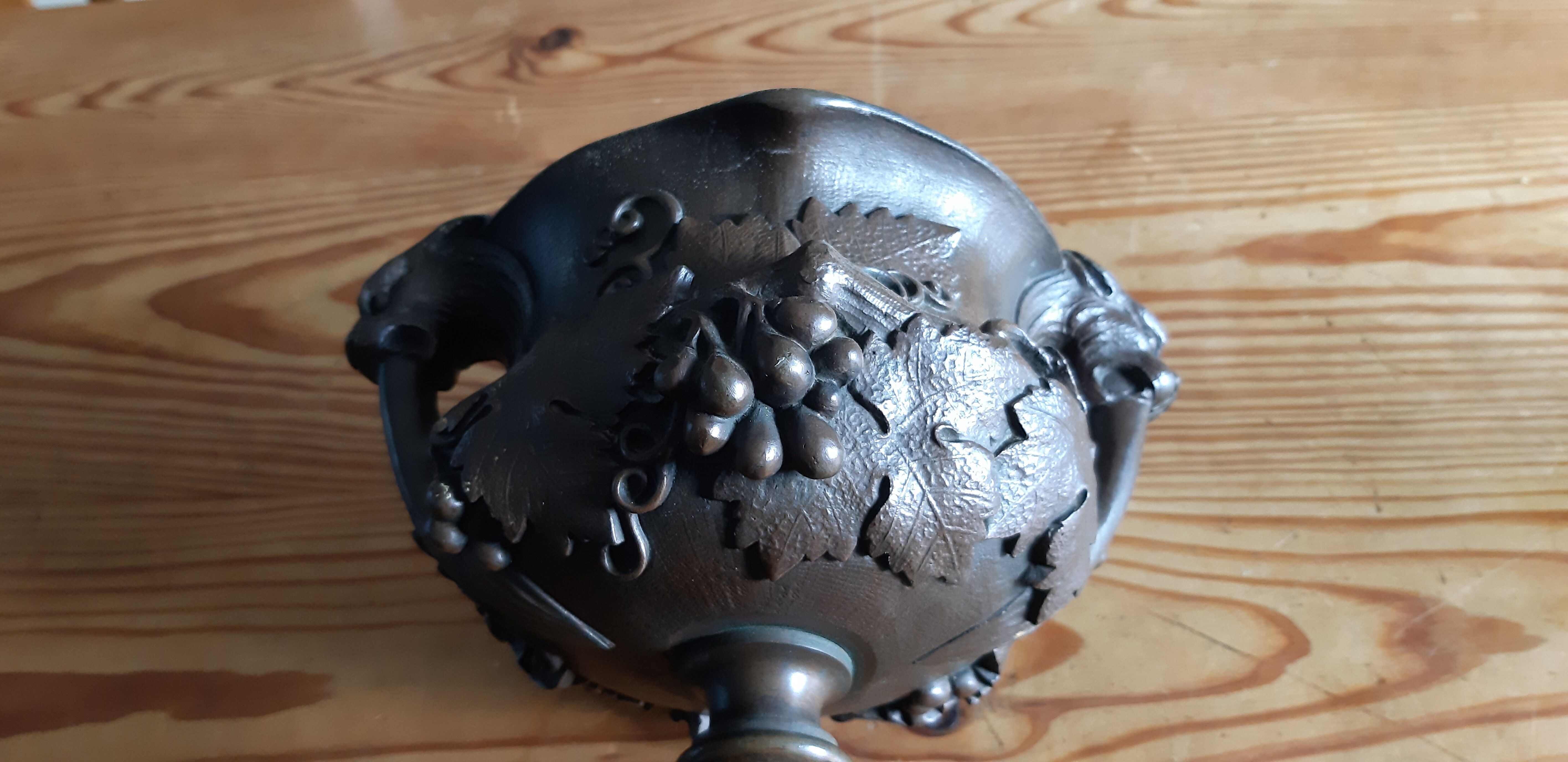 Cassolette Bronze and Marble