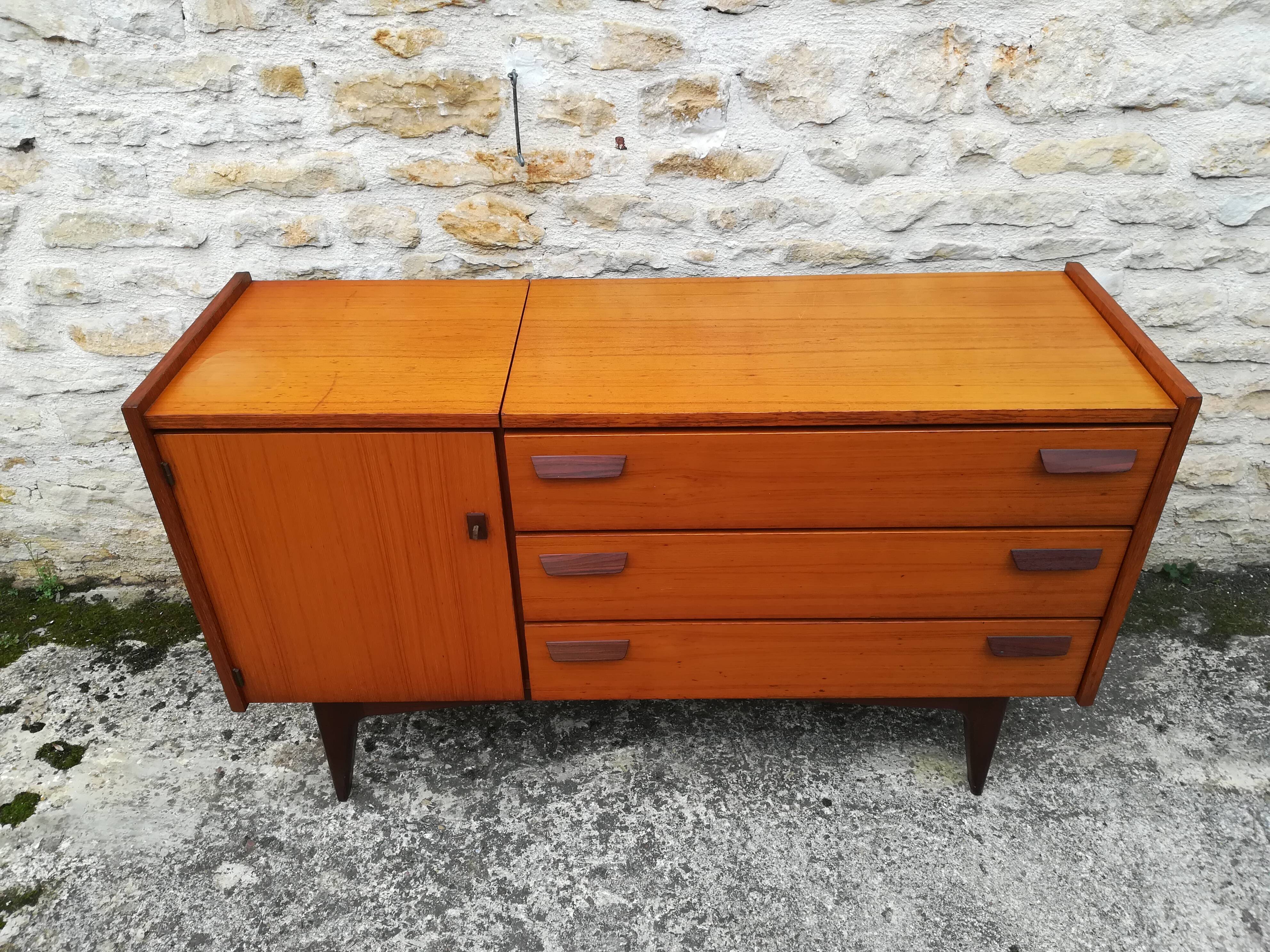 Coiffeuse scandinave en teck