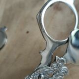 Set of two pairs of antique eggcutter scissors