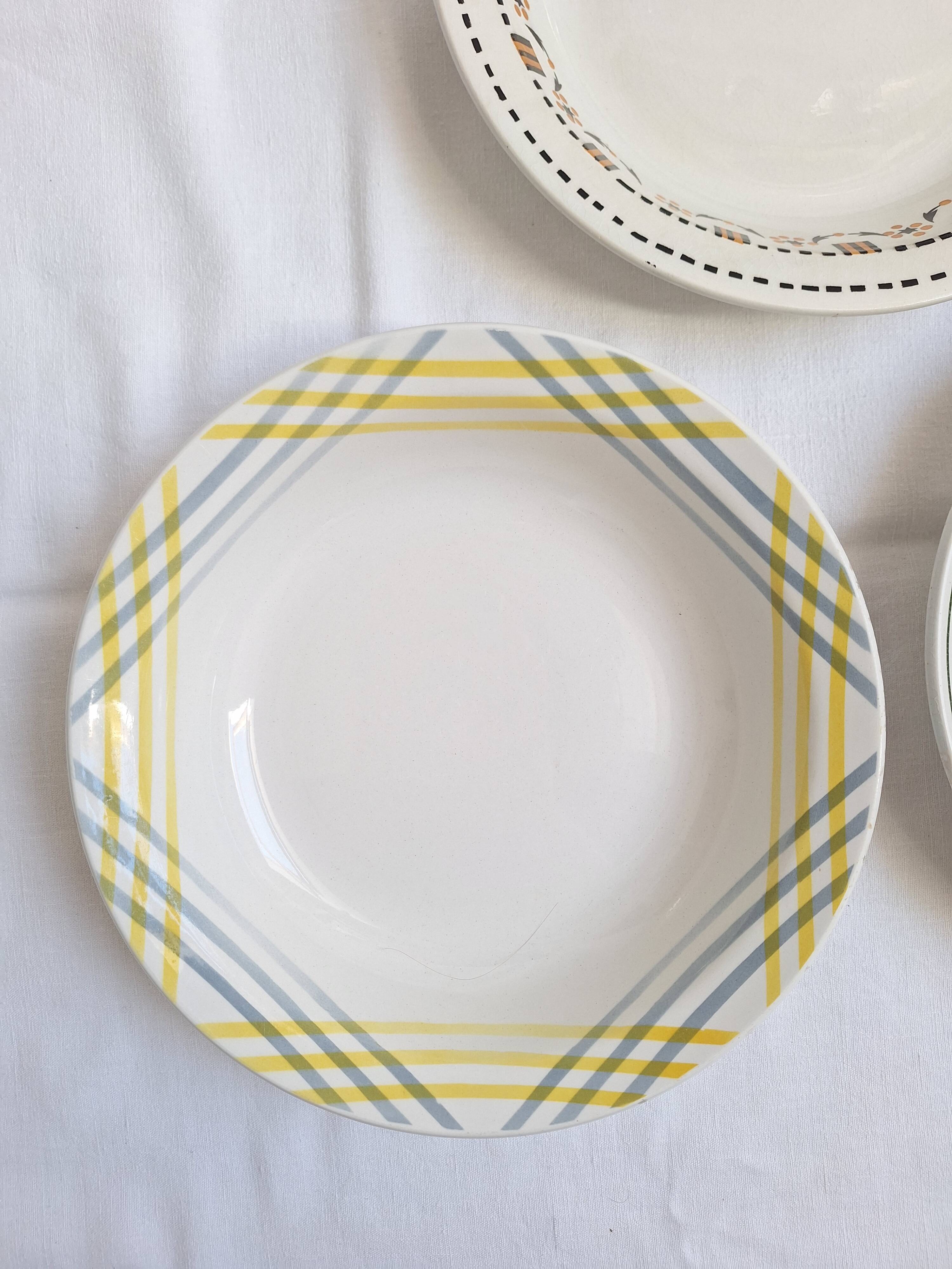 Shallow dish Gien, Moulin des Loups, K&G Luneville