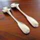 Christofle - Set of 2 Versailles model silver-plated table spoons