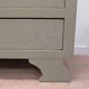 Antique commode revamped with a marble top, vintage dressing table.