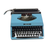 Machine à écrire modèle BMB 310 bleue
