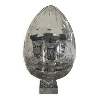 Crystal egg champagne coupe