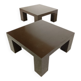 Paire de tables basses années 1970