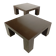 Paire de tables basses années 1970