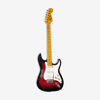 vintage guitar KAY Stratocaster cherryburst custom MIJ 1980s