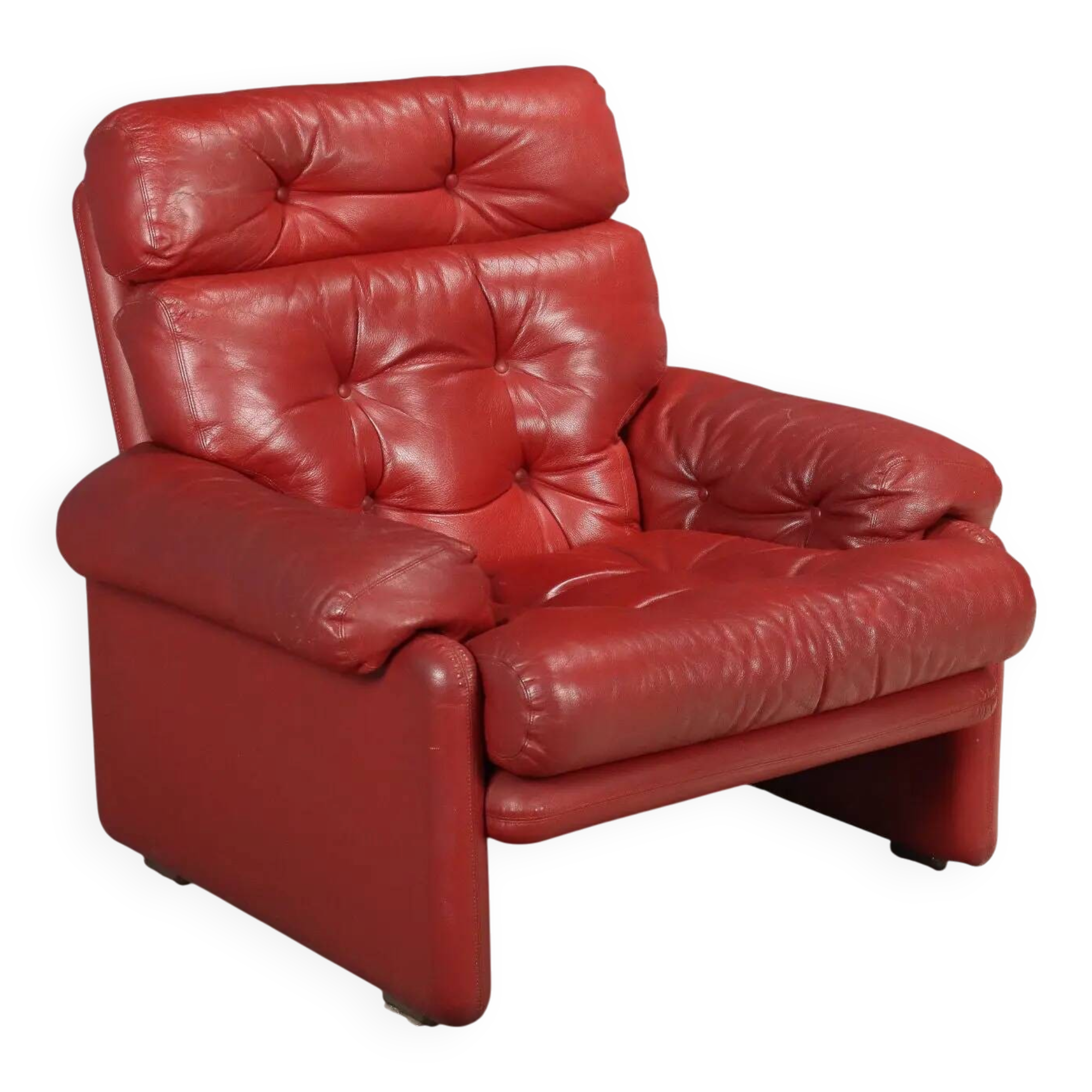 B&B Coronado armchair, vintage design by Tobia Scarpa, 1970s-80s.