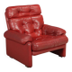 B&B Coronado armchair, vintage design by Tobia Scarpa, 1970s-80s.