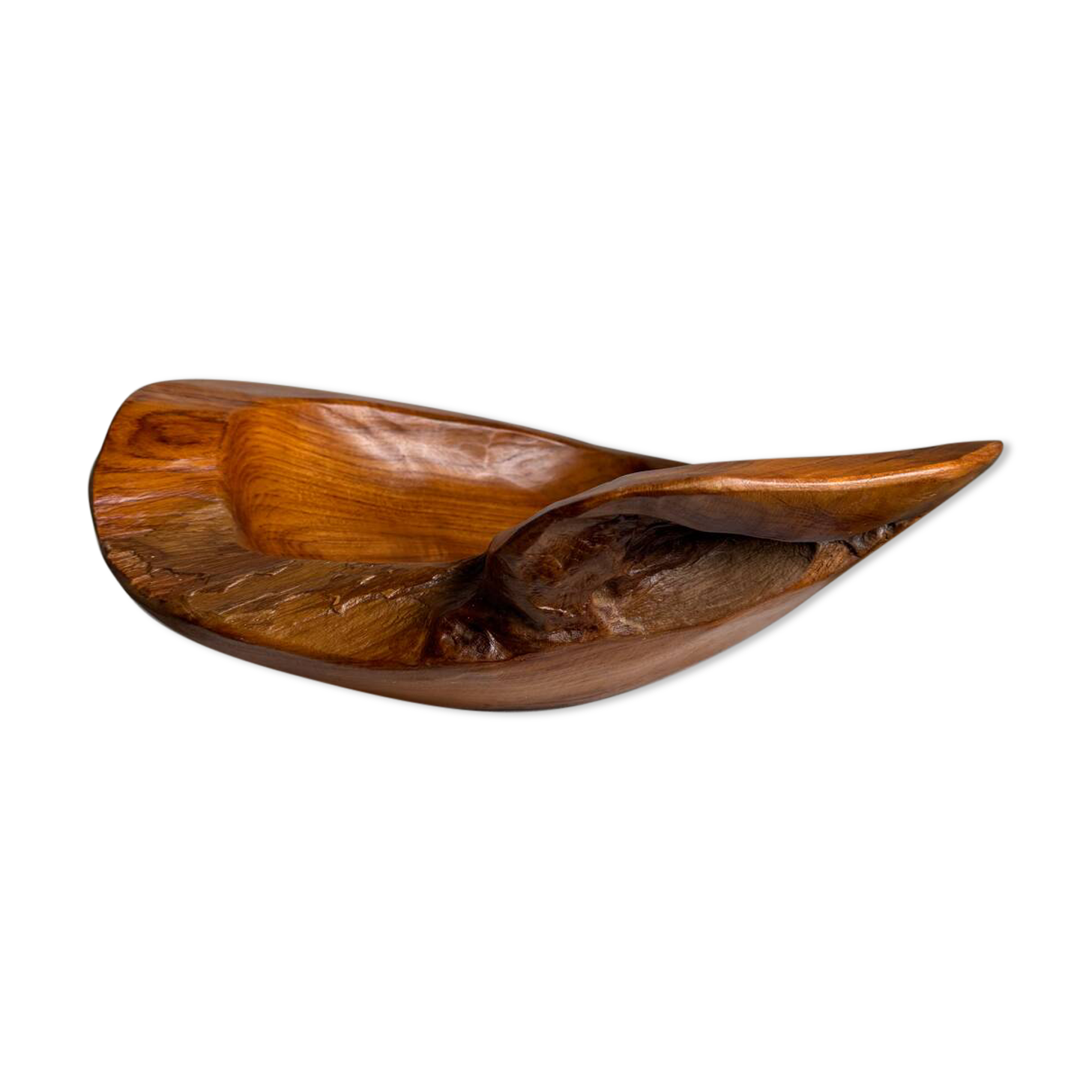 Organic Handcarved Large Teak Root Bowl