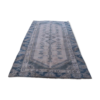 Tapis Turc en laine tissé à la main, 150 x 275 cm