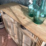 Buffet parisien bois brut