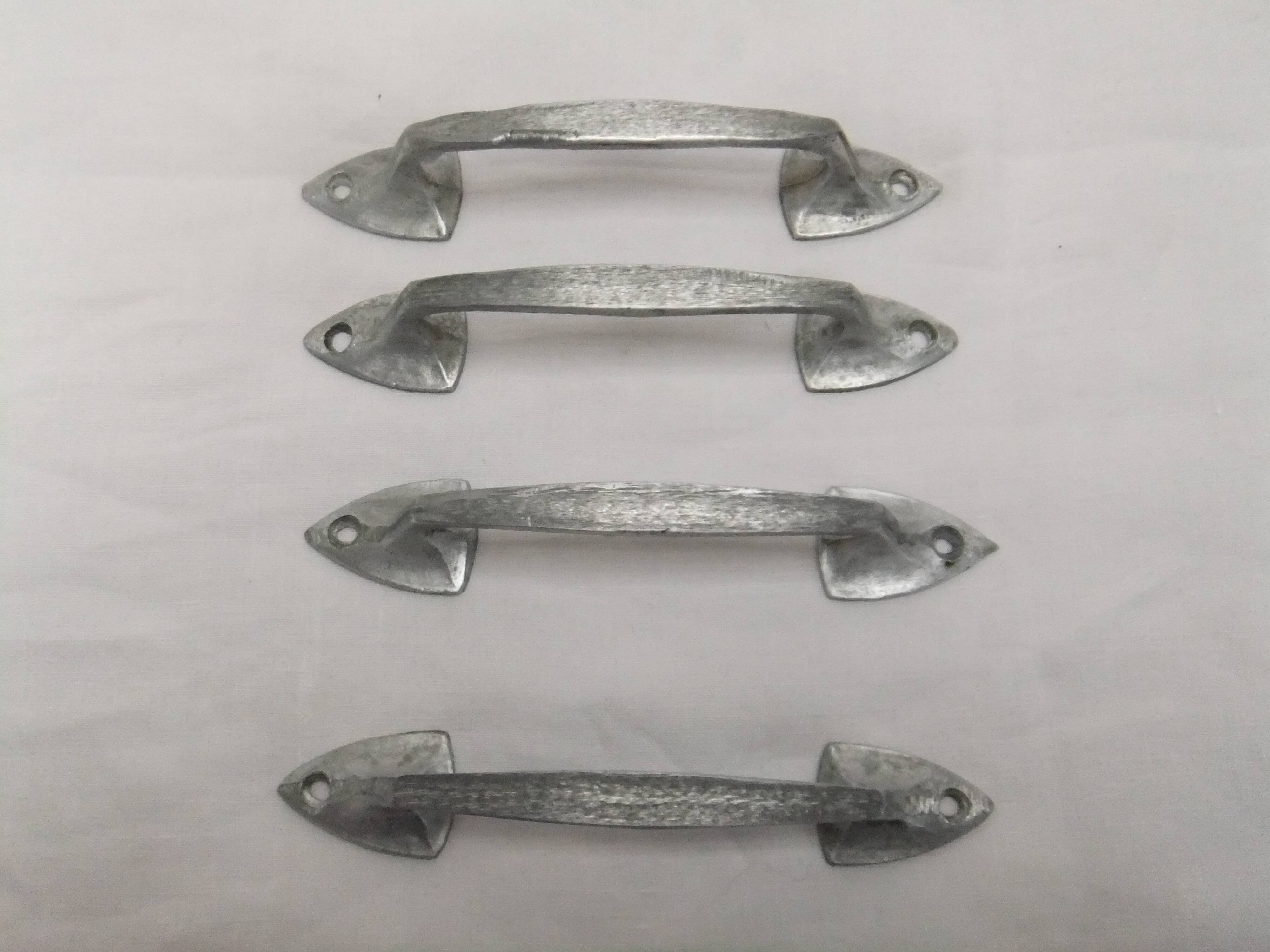 Old art deco metal handles restoration furniture drawers door