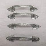 Old art deco metal handles restoration furniture drawers door