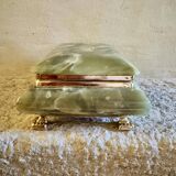 Onyx catchall box from the 1960s, vintage Italy.