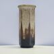 Vintage hexagonal brown vase