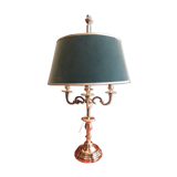 Silver bronze hot water bottle lamp