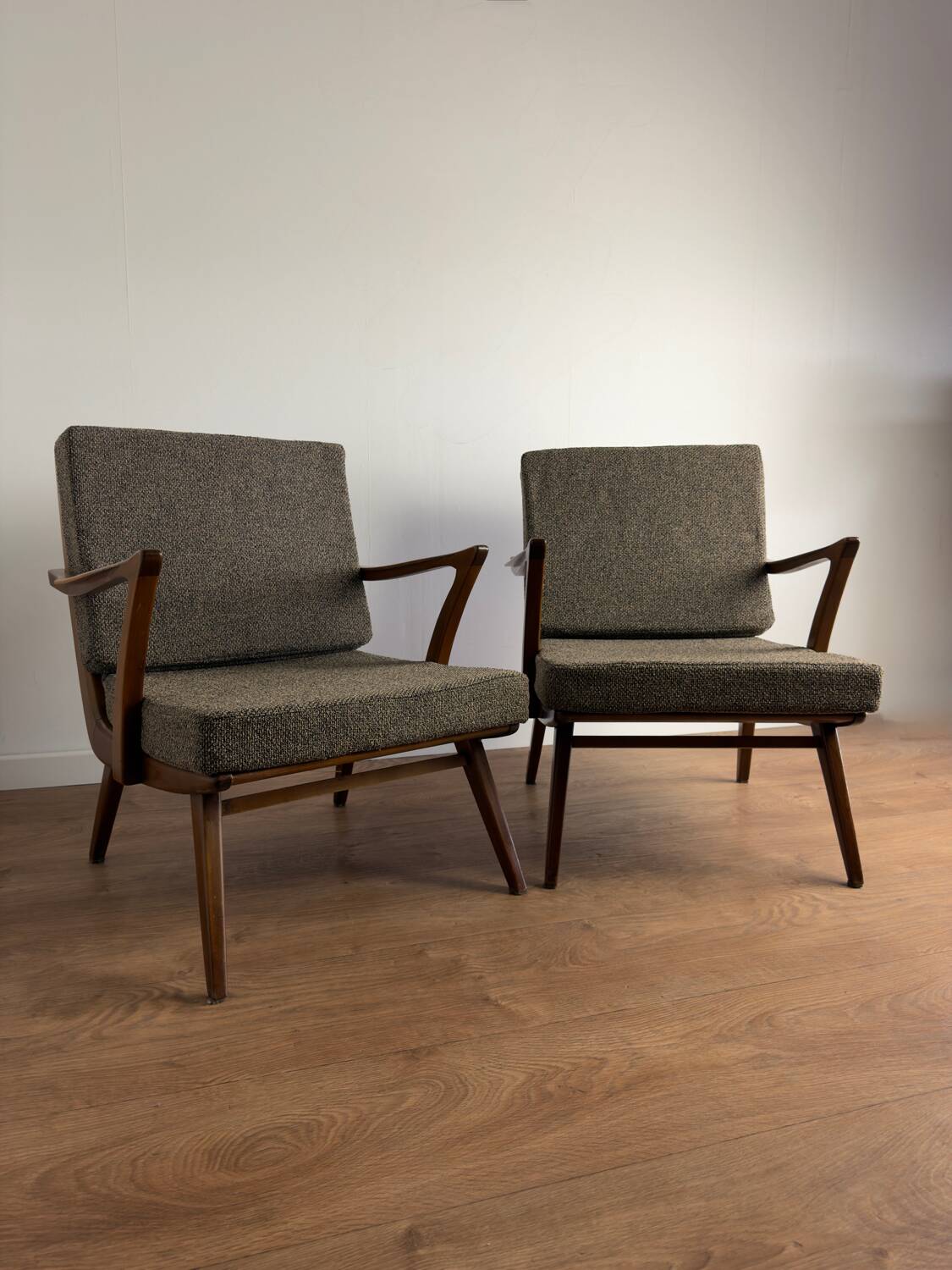 Pair of vintage Scandinavian armchairs – 1960s