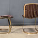 Chaises de salle à manger vintage par Cidue, ensemble de 6, années 1970.