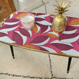 Vintage coffee table legs compass