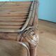 Wicker rattan end table