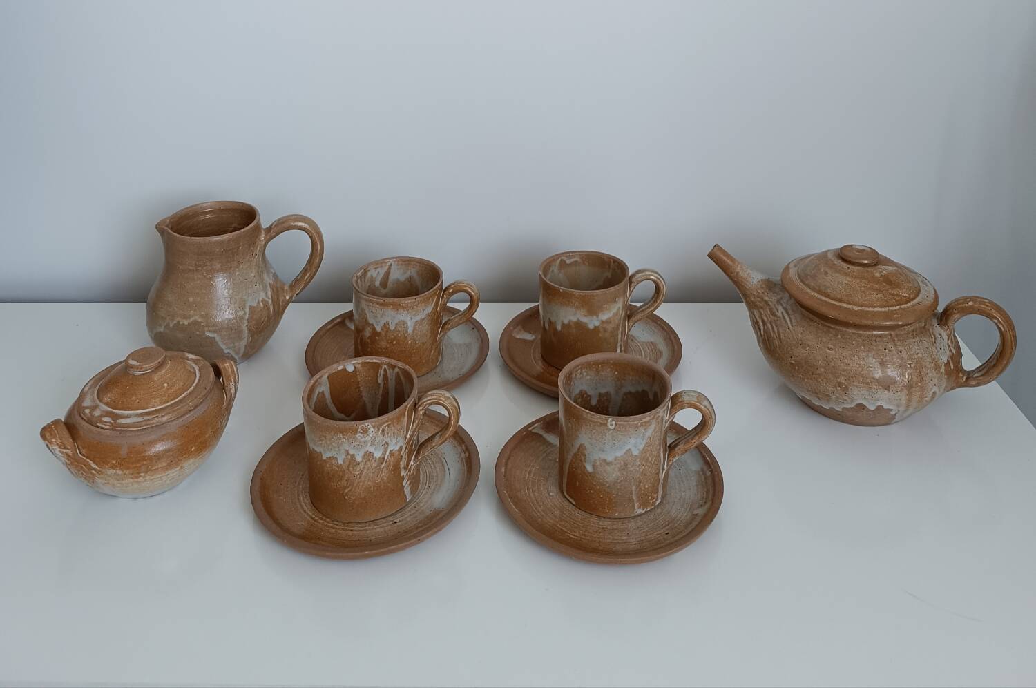 Vintage stoneware coffee or tea set