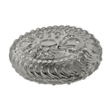 Ceiling light in cast glass circa 1950