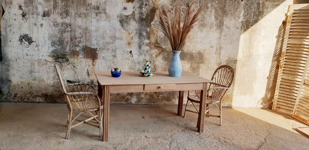 Vintage farm table