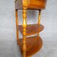 Mid-19th century walnut corner cabinet