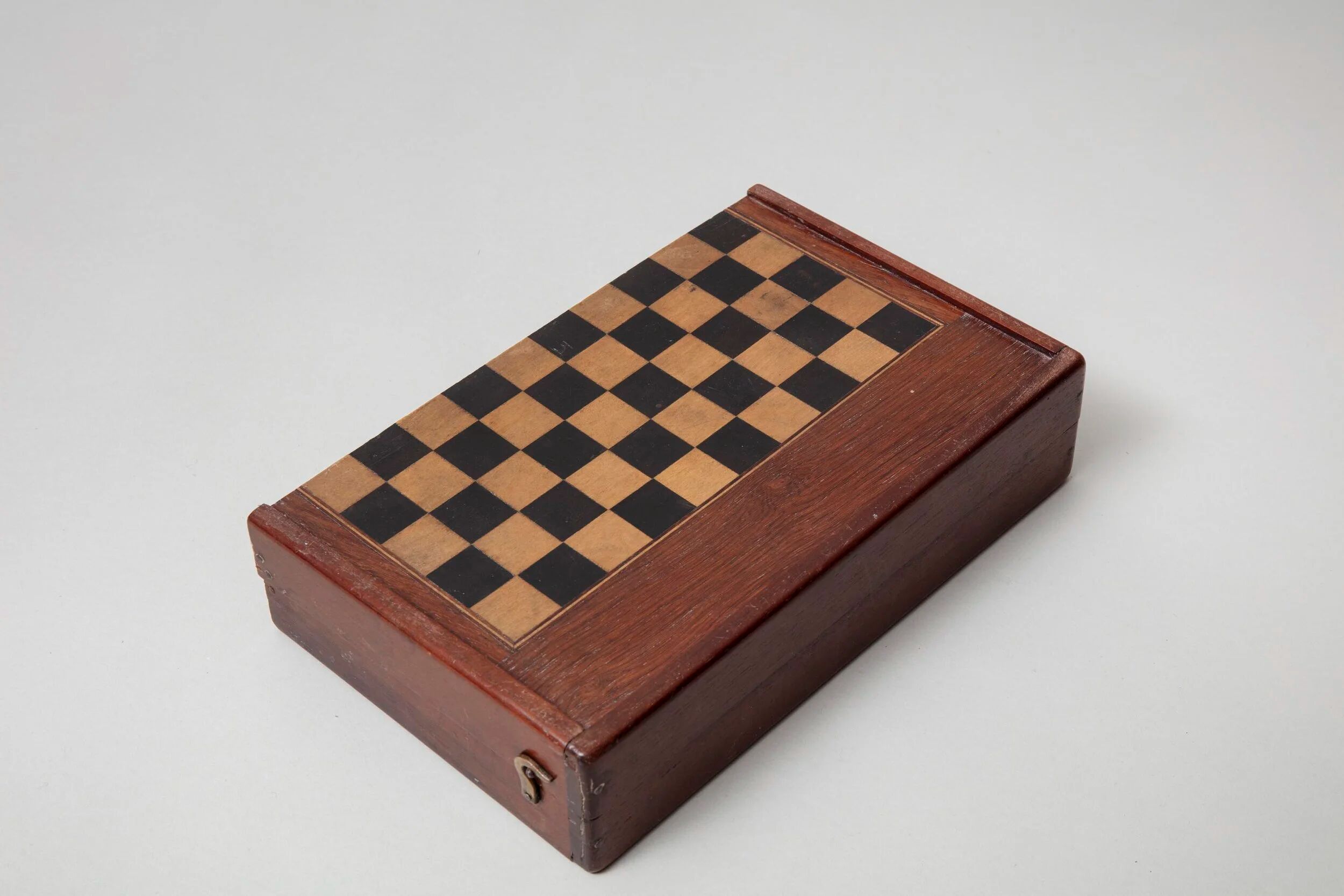 Jeu de voyage backgammon et dames vers 1920