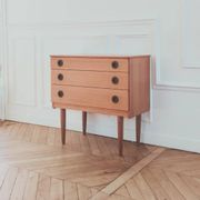 Commode anglais vintage rénovée, années 50-60