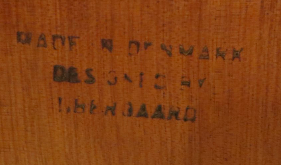 Commode danoise 1960 teck par Tibergaard