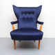 1950s highjack chair with stool, completely restored