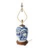 Chinese porcelain vase mounted in lamp